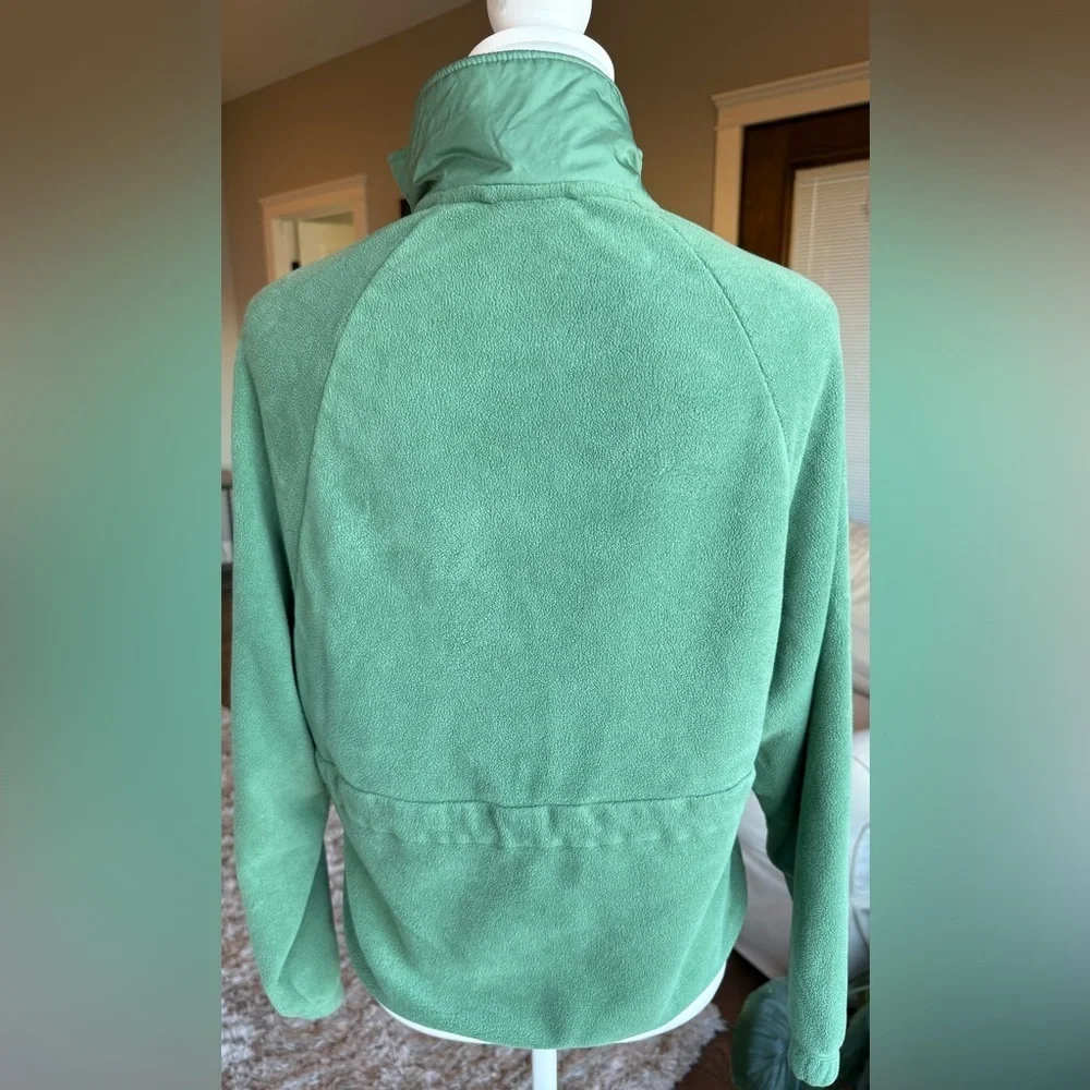 New Balance XS Green Women’s Half Zip Fleece Pullover - Picture 5 of 10